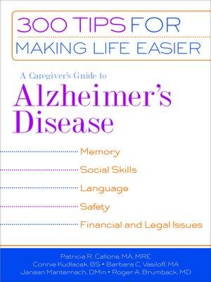 cover image of A Caregiver's Guide to Alzheimer's Disease
